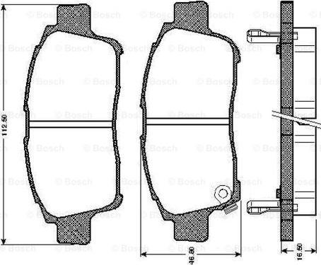 BOSCH 0 986 TB2 791 - Bremžu uzliku kompl., Disku bremzes ps1.lv