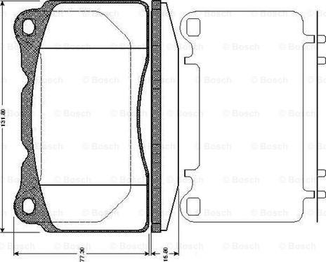 BOSCH 0 986 TB2 770 - Bremžu uzliku kompl., Disku bremzes ps1.lv