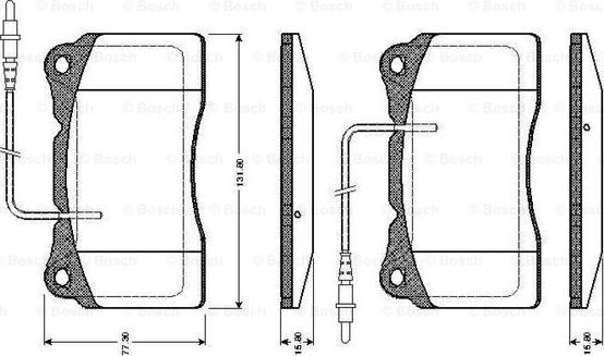 BOSCH 0 986 TB2 771 - Bremžu uzliku kompl., Disku bremzes ps1.lv