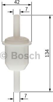 BOSCH 0 450 904 163 - Degvielas filtrs ps1.lv