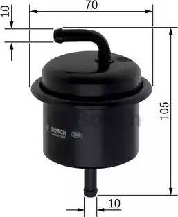 BOSCH 0 450 905 954 - Degvielas filtrs ps1.lv