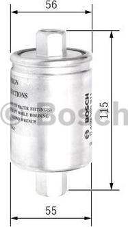 BOSCH 0 450 905 911 - Degvielas filtrs ps1.lv