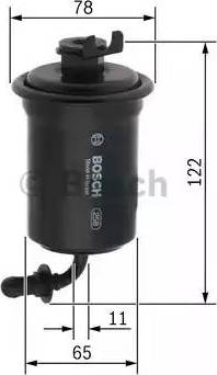 BOSCH 0 450 905 988 - Degvielas filtrs ps1.lv