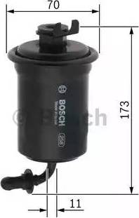 BOSCH 0 450 905 987 - Degvielas filtrs ps1.lv