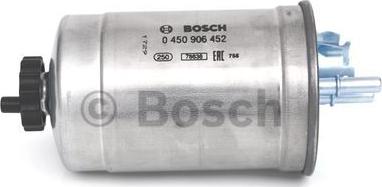 BOSCH 0 450 906 452 - Degvielas filtrs ps1.lv