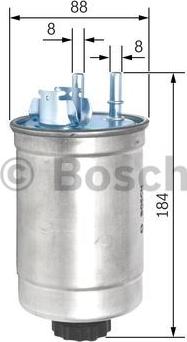 BOSCH 0 450 906 452 - Degvielas filtrs ps1.lv