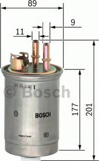 BOSCH 0 450 906 307 - Degvielas filtrs ps1.lv