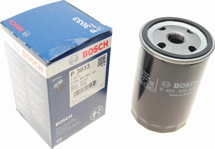 BOSCH 0 451 103 033 - Eļļas filtrs ps1.lv