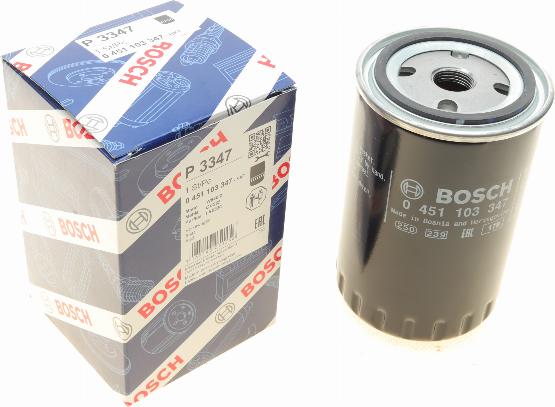 BOSCH 0 451 103 347 - Eļļas filtrs ps1.lv