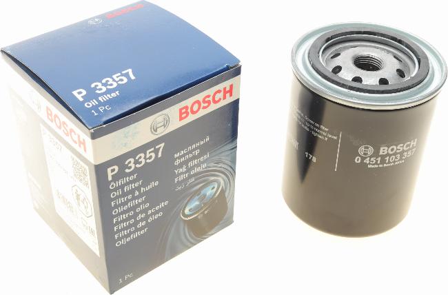 BOSCH 0 451 103 357 - Eļļas filtrs ps1.lv