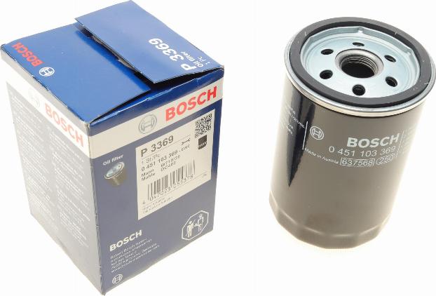 BOSCH 0 451 103 369 - Eļļas filtrs ps1.lv