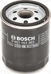 BOSCH 0 451 103 363 - Eļļas filtrs ps1.lv