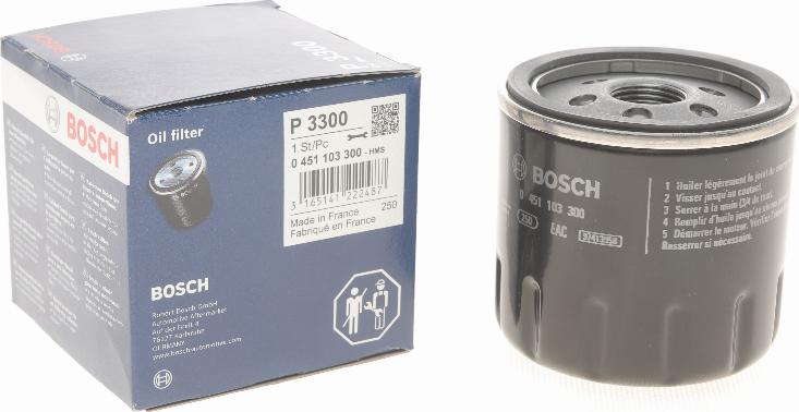 BOSCH 0 451 103 300 - Eļļas filtrs ps1.lv