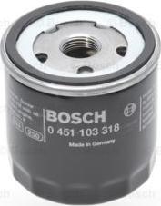 BOSCH 0 451 103 318 - Eļļas filtrs ps1.lv