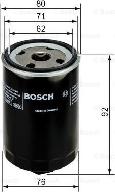 BOSCH 0 451 103 318 - Eļļas filtrs ps1.lv