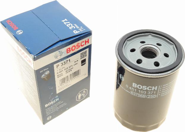 BOSCH 0 451 103 371 - Eļļas filtrs ps1.lv