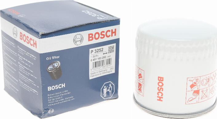 BOSCH 0 451 103 252 - Eļļas filtrs ps1.lv