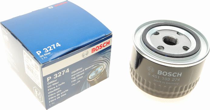 BOSCH 0 451 103 274 - Eļļas filtrs ps1.lv