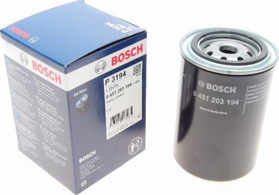 BOSCH 0 451 203 194 - Eļļas filtrs ps1.lv