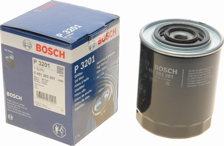 BOSCH 0 451 203 201 - Eļļas filtrs ps1.lv