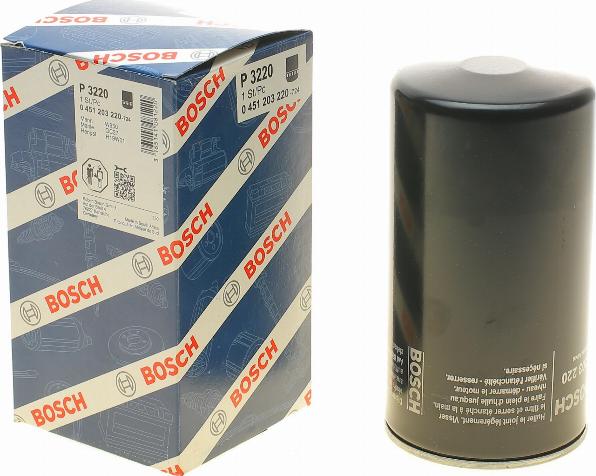 BOSCH 0 451 203 220 - Eļļas filtrs ps1.lv