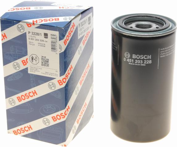 BOSCH 0 451 203 228 - Eļļas filtrs ps1.lv