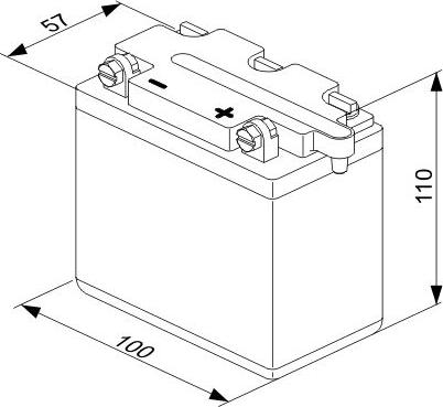 BOSCH 0 092 M40 070 - Startera akumulatoru baterija ps1.lv