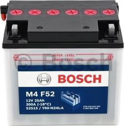 BOSCH 0 092 M4F 520 - Startera akumulatoru baterija ps1.lv