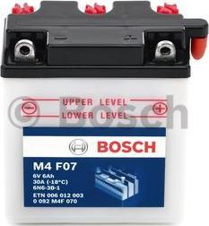 BOSCH 0 092 M4F 070 - Startera akumulatoru baterija ps1.lv