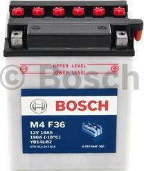 BOSCH 0 092 M4F 360 - Startera akumulatoru baterija ps1.lv