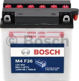 BOSCH 0 092 M4F 260 - Startera akumulatoru baterija ps1.lv