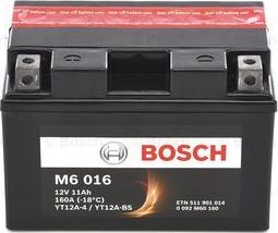 BOSCH 0 092 M60 160 - Startera akumulatoru baterija ps1.lv