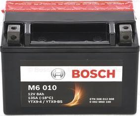 BOSCH 0 092 M60 100 - Startera akumulatoru baterija ps1.lv