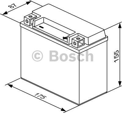 BOSCH 0 092 M60 230 - Startera akumulatoru baterija ps1.lv