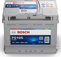 BOSCH 0 092 P01 050 - Startera akumulatoru baterija ps1.lv