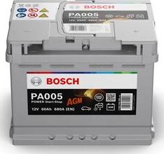 BOSCH 0 092 PA0 050 - Startera akumulatoru baterija ps1.lv