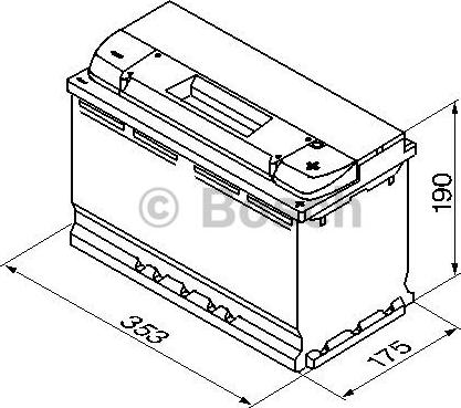 BOSCH 0 092 S40 130 - Startera akumulatoru baterija ps1.lv