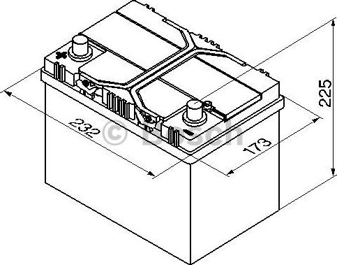 BOSCH 0 092 S40 250 - Startera akumulatoru baterija ps1.lv