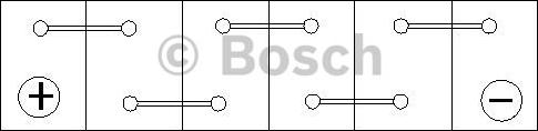 BOSCH 0 092 S40 250 - Startera akumulatoru baterija ps1.lv