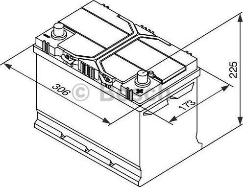 BOSCH 0 092 S40 280 - Startera akumulatoru baterija ps1.lv