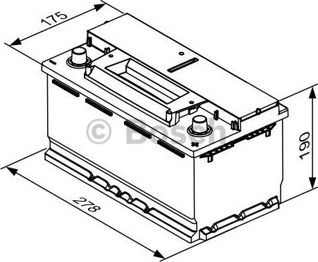 BOSCH 0 092 S4E 081 - Startera akumulatoru baterija ps1.lv