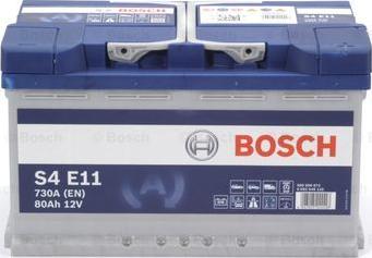 BOSCH 0 092 S4E 110 - Startera akumulatoru baterija ps1.lv