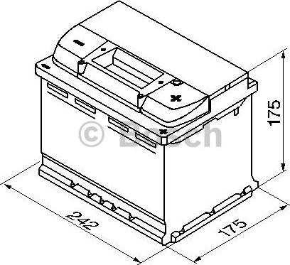 BOSCH 0 092 S50 040 - Startera akumulatoru baterija ps1.lv