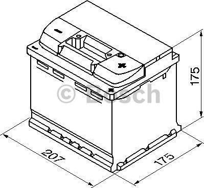 BOSCH 0 092 S50 010 - Startera akumulatoru baterija ps1.lv