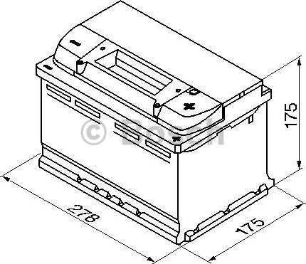 BOSCH 0 092 S50 070 - Startera akumulatoru baterija ps1.lv