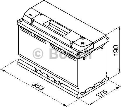 BOSCH 0 092 S50 130 - Startera akumulatoru baterija ps1.lv