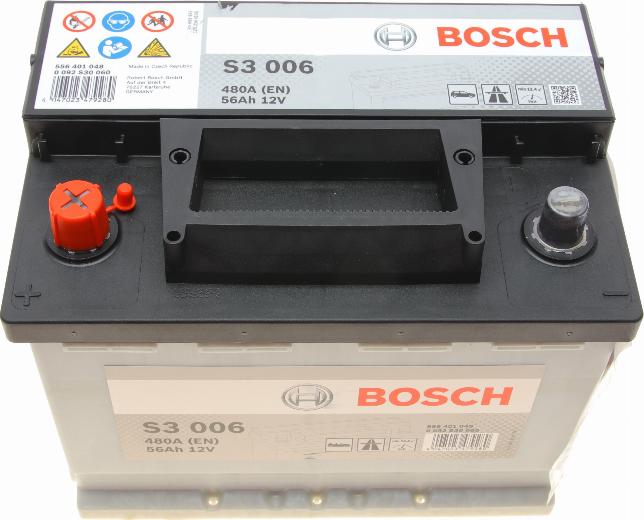 BOSCH 0 092 S30 060 - Startera akumulatoru baterija ps1.lv