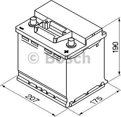 BOSCH 0 092 S30 020 - Startera akumulatoru baterija ps1.lv