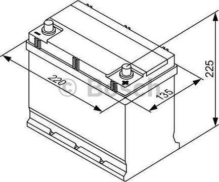 BOSCH 0 092 S30 160 - Startera akumulatoru baterija ps1.lv