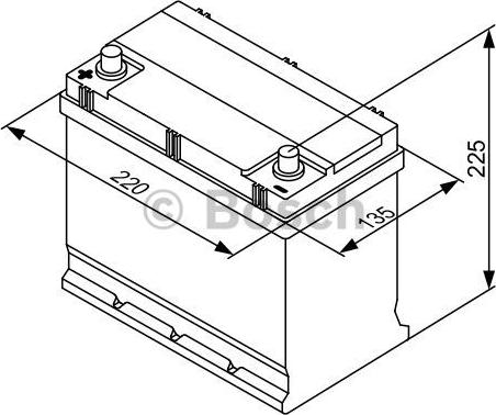 BOSCH 0 092 S30 170 - Startera akumulatoru baterija ps1.lv